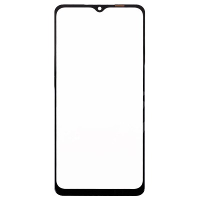 Стекло модуля для Samsung A125F Galaxy A12 в сборе с OCA пленкой Черный - OR (Mitsubishi)