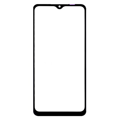 Стекло модуля для Samsung A125F Galaxy A12 в сборе с OCA пленкой Черный - (Feaglet)