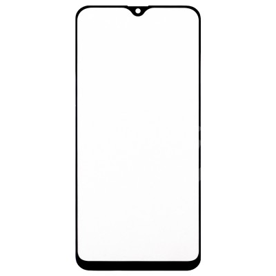 Стекло модуля для Samsung A205F Galaxy A20 в сборе с OCA пленкой Черный - OR (Mitsubishi)