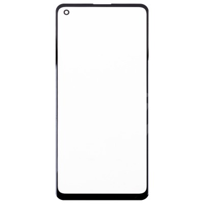 Стекло модуля для Samsung A217F Galaxy A21s в сборе с OCA пленкой Черный - OR (Mitsubishi)