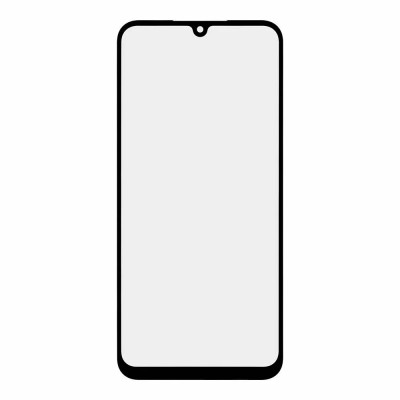 Стекло модуля для Samsung A245F Galaxy A24 4G в сборе с OCA пленкой Черный - OR (Mitsubishi)