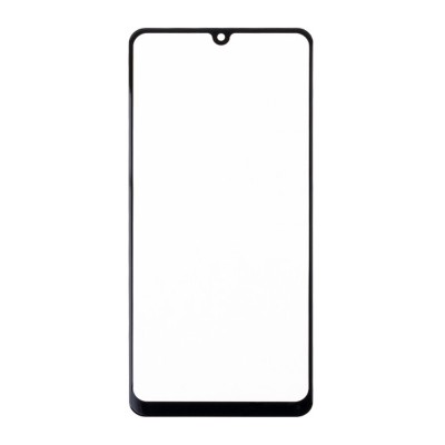 Стекло модуля для Samsung A315F Galaxy A31 в сборе с OCA пленкой Черный - OR (Mitsubishi)