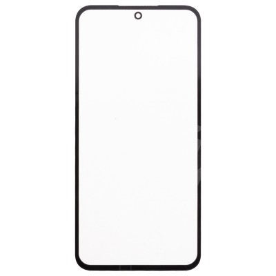 Стекло модуля для Samsung A556E Galaxy A55 5G в сборе с OCA пленкой Черный - OR (Mitsubishi)