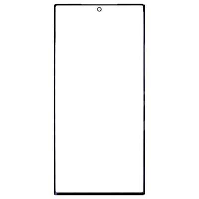 Стекло модуля для Samsung S918B Galaxy S23 Ultra в сборе с OCA пленкой Черный - OR (Mitsubishi)