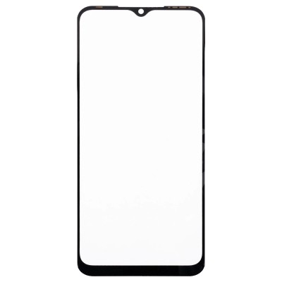 Стекло модуля для Tecno POP 6 Pro в сборе с OCA пленкой Черный - OR (Mitsubishi)
