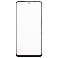 Стекло модуля для Tecno Pova 2 в сборе с OCA пленкой Черный - OR (Mitsubishi)