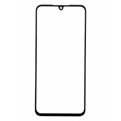 Стекло модуля для Tecno Pova 4 Pro в сборе с OCA пленкой Черный - OR (Mitsubishi)