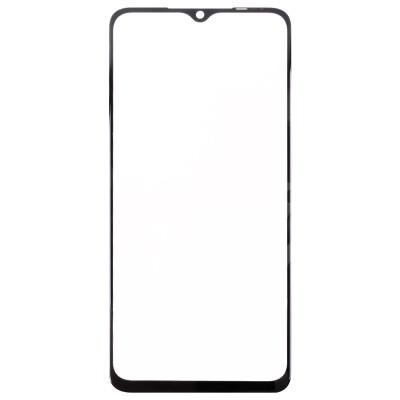 Стекло модуля для Tecno Spark 10 4G в сборе с OCA пленкой Черный - OR (Mitsubishi)