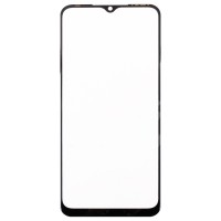 Стекло модуля для Tecno Spark 8C в сборе с OCA пленкой Черный - OR (Mitsubishi)