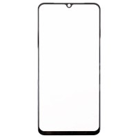 Стекло модуля для Vivo V20 в сборе с OCA пленкой Черный - OR (Mitsubishi)