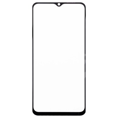 Стекло модуля для Vivo Y35 в сборе с OCA пленкой Черный - OR (Mitsubishi)