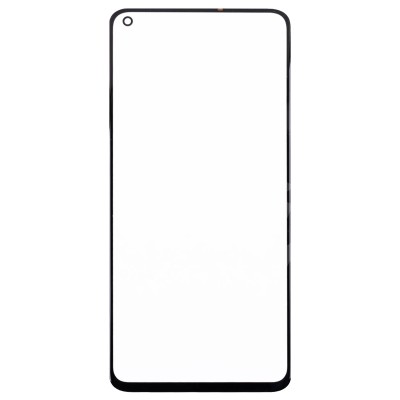 Стекло модуля для Xiaomi Mi 10T в сборе с OCA пленкой Черный - OR (Mitsubishi)