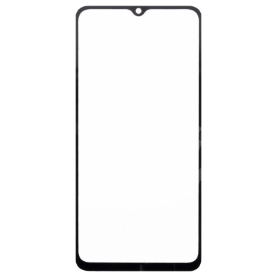 Стекло модуля для Xiaomi Redmi A3 в сборе с OCA пленкой Черный - OR (Mitsubishi)