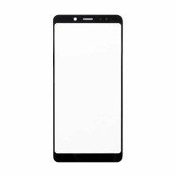 Стекло модуля для Xiaomi Redmi Note 5 в сборе с OCA пленкой Черный - OR (Mitsubishi)