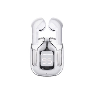 Беспроводные наушники Acefast T6 (TWS, вакуумные, с дисплеем, ENC шумоподавление) Серый