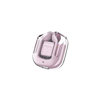 Беспроводные наушники Acefast T6 (TWS, вакуумные, с дисплеем, ENC шумоподавление) Розовый