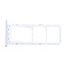 Лоток SIM для Samsung A145F Galaxy A14 4G Серебро
