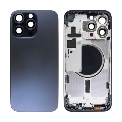 Корпус для Apple iPhone 15 Pro Max (A3106) (1 Sim) Синий - Премиум