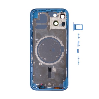 Корпус для Apple iPhone 13 (1 Sim) Синий - Премиум