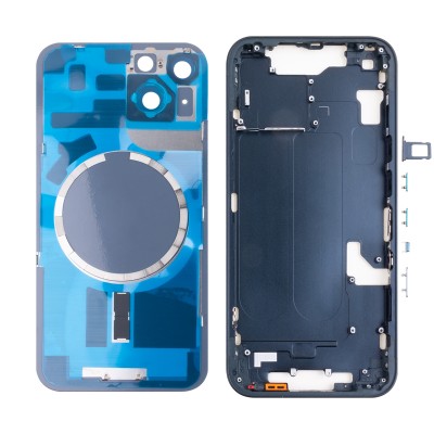 Корпус для iPhone 14 (1 Sim) Черный - Премиум