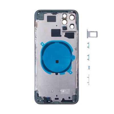 Корпус для iPhone 11 Pro Max (1 Sim) Темно-зеленый - Премиум