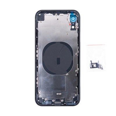 Корпус для iPhone Xr (1 Sim) Черный - Премиум