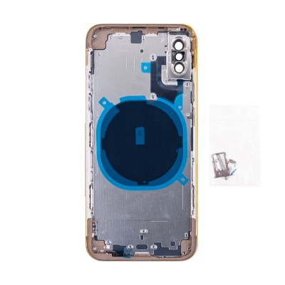 Корпус для iPhone Xs (1 Sim) Золото - Премиум