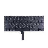 Клавиатура для ноутбука MacBook Air 13" A1466 (2011-2017) прямой Enter RU) Черный Клавиатура для ноутбука MacBook Air 13" A1466 (2011-2017) прямой Enter RU) Черный