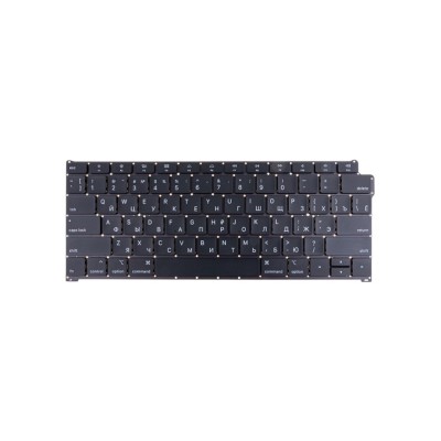 Клавиатура для ноутбука MacBook Air 13" A1932 (2018-2019, прямой Enter RU) Черный