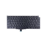 Клавиатура для ноутбука MacBook Air 13" A2179 (2020, прямой Enter RU) Черный