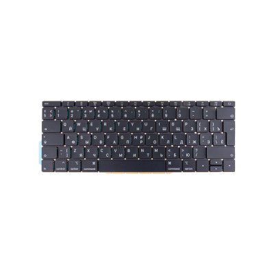 Клавиатура для ноутбука MacBook Pro 13" A1708 (2017, Г-образный Enter RU) Черный