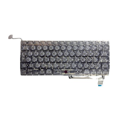 Клавиатура для ноутбука MacBook Pro 15" A1286 (2010-2011), Г-образный Enter RU) Черный