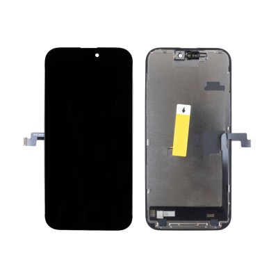 Дисплей для Apple iPhone 16 Pro Max (A3296) в сборе с тачскрином Черный - (In-Cell, Full HD, 120 Гц) (площадка под IC)
