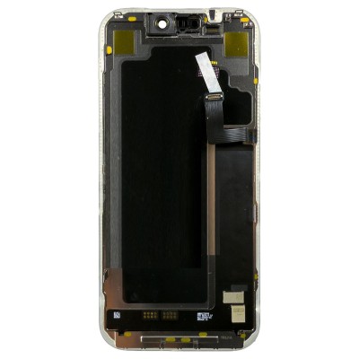 Дисплей для Apple iPhone 17 Pro (A3523) в сборе с тачскрином Черный - (Soft OLED, Full HD, 120 Гц) (площадка под IC)