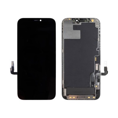 Дисплей для Apple iPhone 12 Pro (A2407) в сборе с тачскрином Черный - OR (Снятый, заменено стекло и тачскрин)