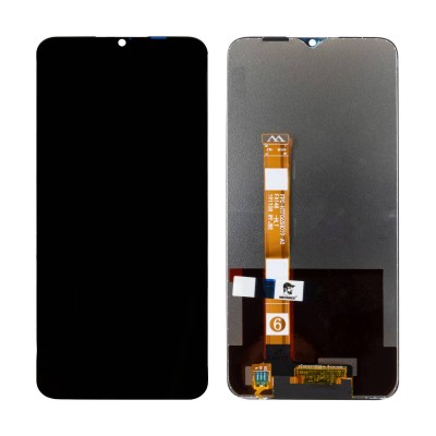 Дисплей для Realme RMX1927 в сборе с тачскрином Черный Mecanico - AMP