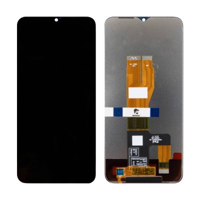 Дисплей для Realme RMX3506 в сборе с тачскрином Черный Mecanico - AMP