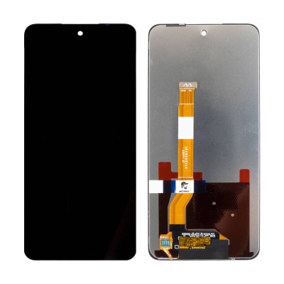 Дисплей для Realme RMX3710 в сборе с тачскрином Черный Mecanico - AMP