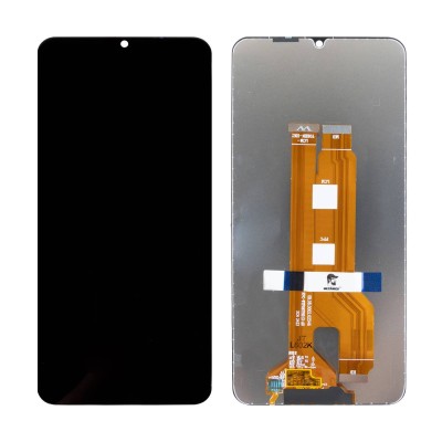 Дисплей для Realme RMX3930 в сборе с тачскрином Черный Mecanico - AMP