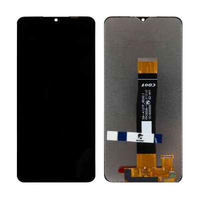 Дисплей для Samsung A127F Galaxy A12 Nacho в сборе с тачскрином Черный Mecanico - AMP