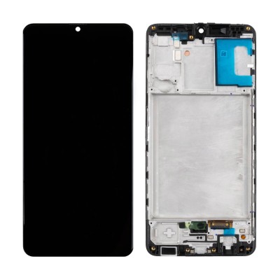 Дисплей для Samsung A315F Galaxy A31 модуль с рамкой Черный - Сервисный Оригинал