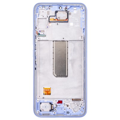 Дисплей для Samsung A346B Galaxy A34 5G модуль с рамкой Фиолетовый - (OLED) (Full Size)