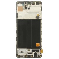 Дисплей для Samsung A515F Galaxy A51 модуль с рамкой Черный - Сервисный Оригинал