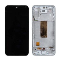 Дисплей для Samsung A546E Galaxy A54 5G модуль с рамкой Белый - Сервисный Оригинал