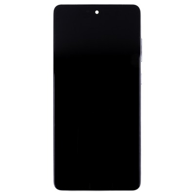 Дисплей для Samsung A725F Galaxy A72 модуль с рамкой и тачскрином (черный) - (OLED) (Full Size)