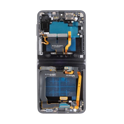 Дисплей для Samsung F711B Galaxy Z Flip3 модуль внутренний 6.7" Черный - Сервисный Оригинал