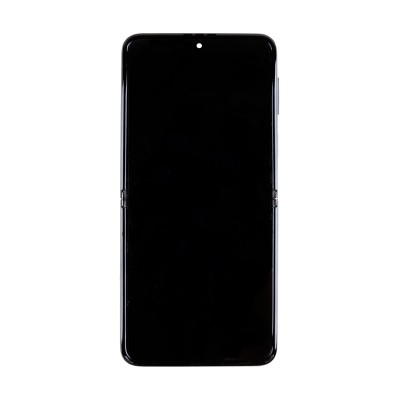 Дисплей для Samsung F711B Galaxy Z Flip3 модуль внутренний 6.7" Черный - Сервисный Оригинал