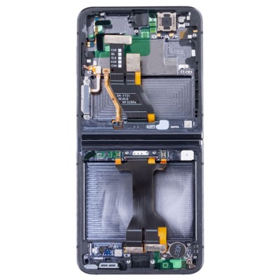 Дисплей для Samsung F766B Galaxy Z Flip7 в сборе с тачскрином внешний 4.1" Черный - OR (SP)