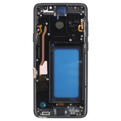 Дисплей для Samsung G965F Galaxy S9 Plus модуль с рамкой и тачскрином (черный) - (In-Cell)