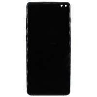 Дисплей для Samsung G975F Galaxy S10 Plus модуль с рамкой и тачскрином (черный) - (In-Cell)
